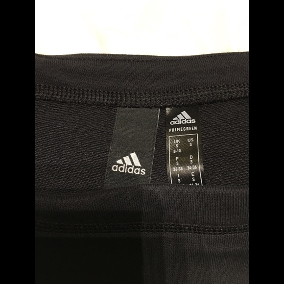 adidas Off the shoulder boat neck three stripe tunic sweatshirt Small Cr… - Picture 6 of 7